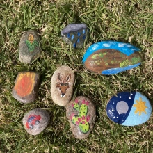 Picture of painted stones